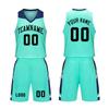 Custom Basketball Jersey Set for Men and Youth Breathable Sports Uniform Two Piece Sleeveless Top and Shorts for Team School Training