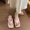 Summer Fashion Flats Flip Flop Concise Soft Sole Clip Toe Women Slippers Ladies Outdoor Beach Slides