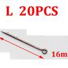 20PCS Metal Phoxinus Bait Spike  Carp Fishing Hook Bait Sting Boilies Pin Spike Maggot Corn Ronnie Hair Rigs Carp Feeder Fishing