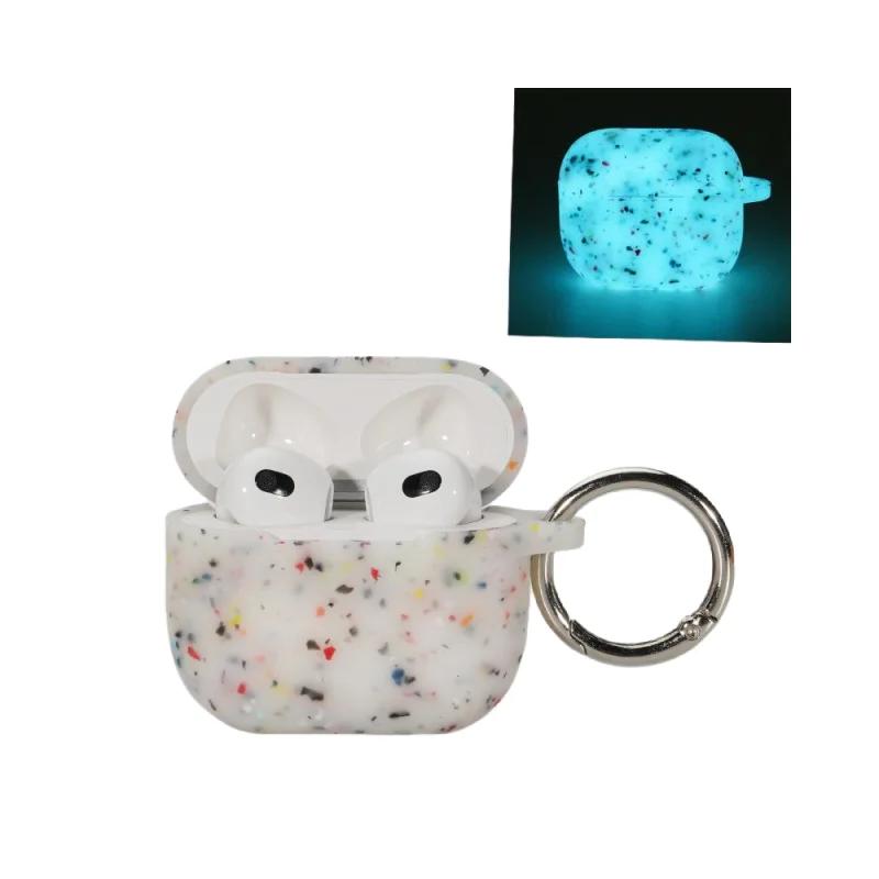 Leuchtende Kopfhörerhülle für Apple AirPods Pro 2 Hüllen Silikon Fluoreszenz für AirPods1 2 3 Drahtlose Headset-Hülle Schutzhülle
