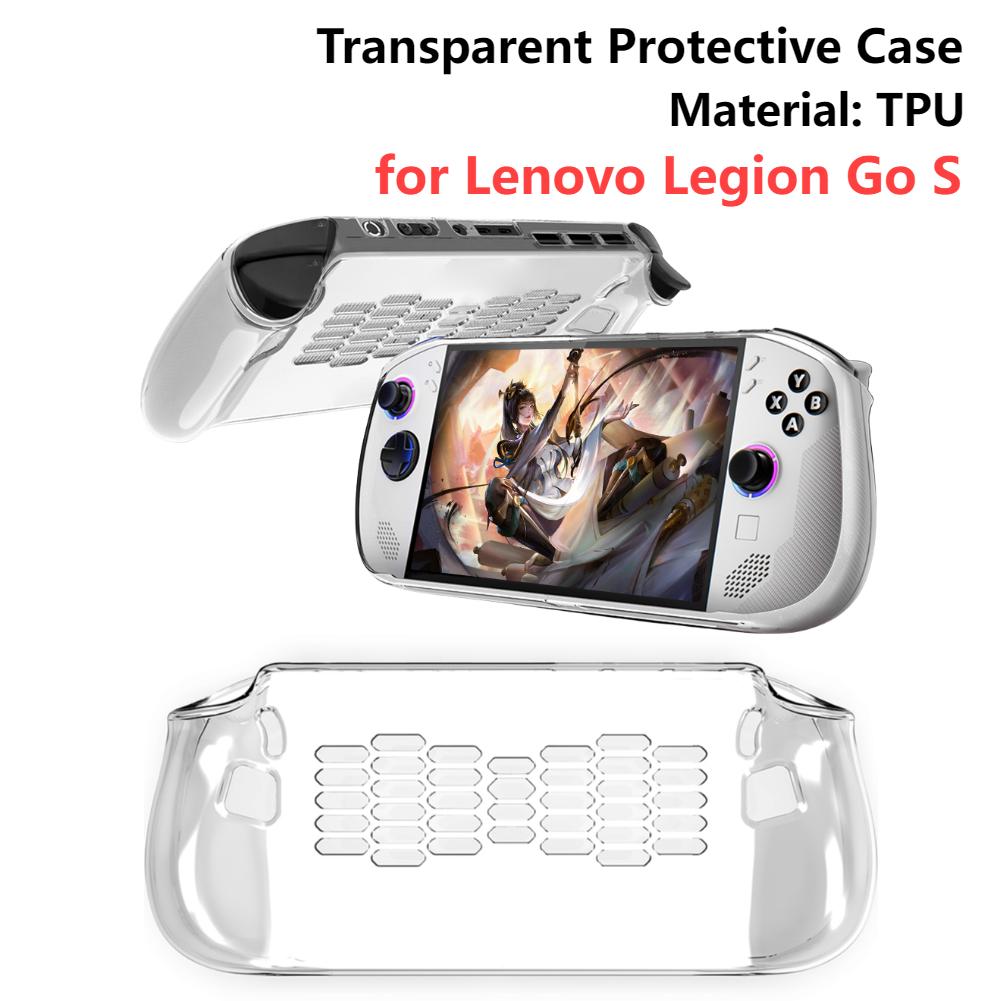 For Lenovo Legion Go S EVA Hard Portable Storage Bag / TPU Soft Protective Case Waterproof Shockproof Game Console Carrying Case