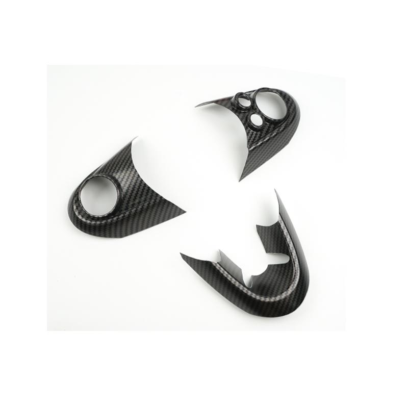 For MINI One Cooper S JCW F60 F55 F54 F56 F57 Car Steering Wheel Button Cover Sticker PC Interior Decoration Car-styling Auto