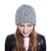 Trendy Autumn Winter Knitted Hat For Women Featuring Unique Check Pattern In Multiple Colors