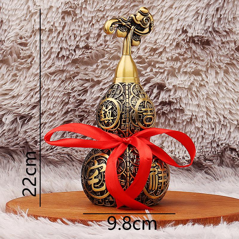 

Открывающийся латунный орнамент в виде тыквы Жуи для украшения дома и родового зала