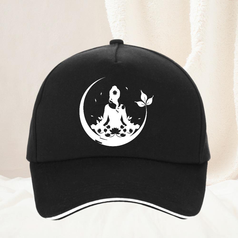 Buddha Chakra Baseball Cap Peace Love Good Unisex Women Adjustable Sun Hats