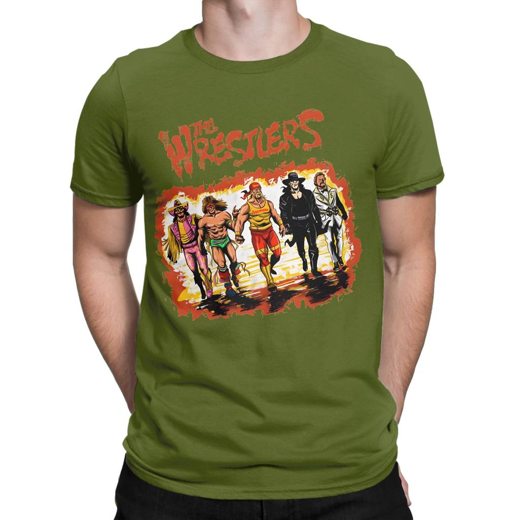 The Wrestlers Novelty 100 Cotton Tshirt Luchador Tees Tops For Unisex