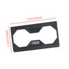 Center Console Cup Holder Trim Cover Fit For Tesla Cybertruck 2026 Black Carbon Fiber Pattern/Matte Carbon Fiber Pattern