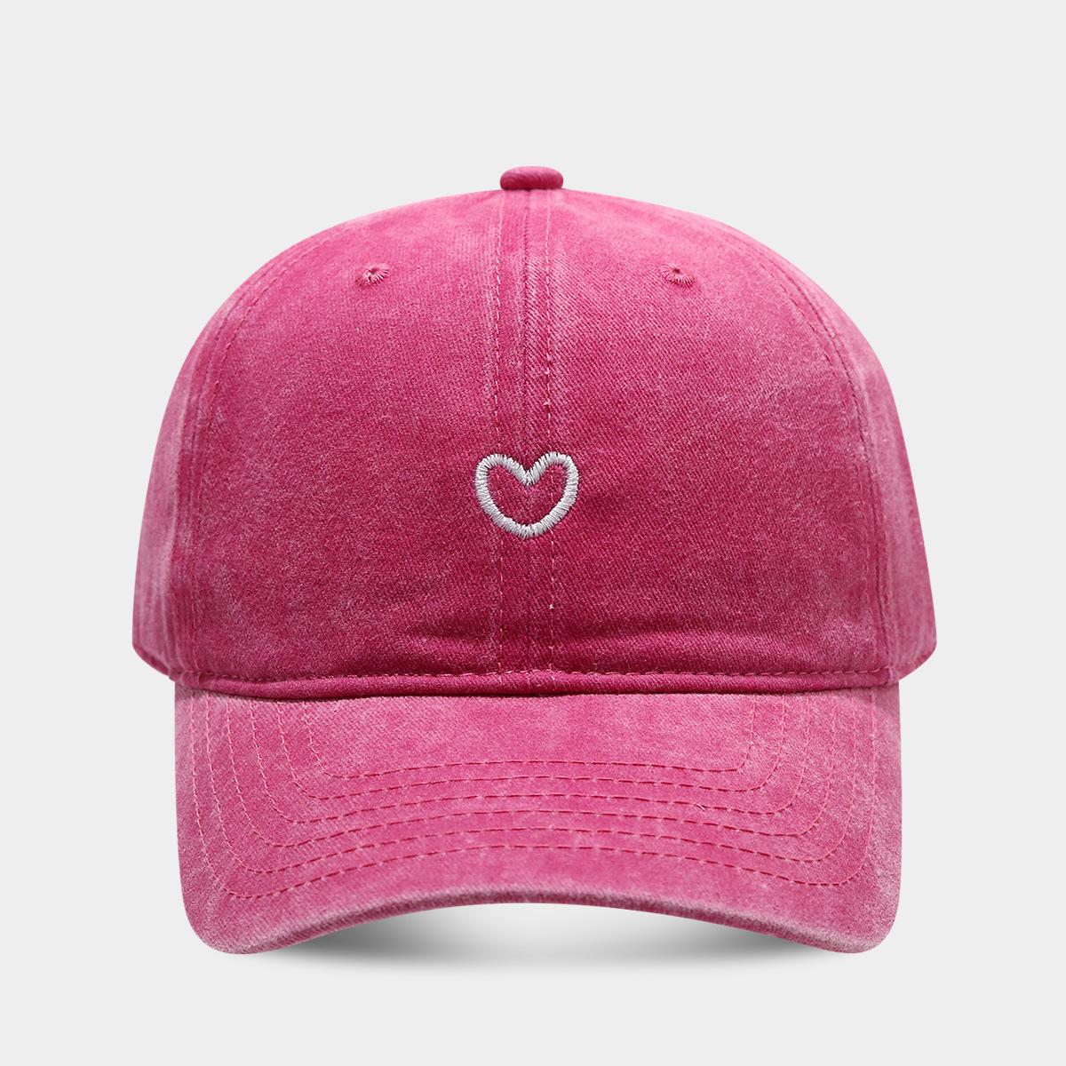 Nouveau Chapeau de Soleil Printanier Broderie Pigeonne, Lavage à l'Eau, Protection Solaire pour Hommes et Femmes Sports d'Extérieur, Pêche, Protection Solaire Baseb pink