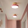 Moderne Macaron LED Gang Taklampe Lysekrone Korridor Trapp Foyer Balkong Soverom Bad Innendørs Belysningsarmaturer Luster