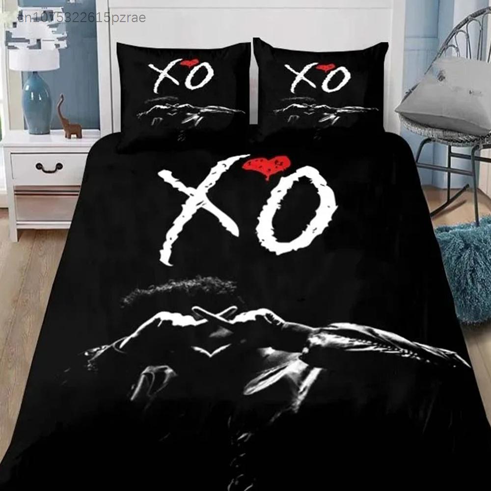 XO The Weeknd Set Biancheria da Letto Set Esclusivo per il Letto Copripiumino Set Copripiumino Set Biancheria da Letto Lusso Regalo di Compleanno