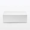 MUJI Recycled Polypropylene Small Item Storage White Gray W26 x D37 x H12cm 84799693 Case, Medium, - Approx.