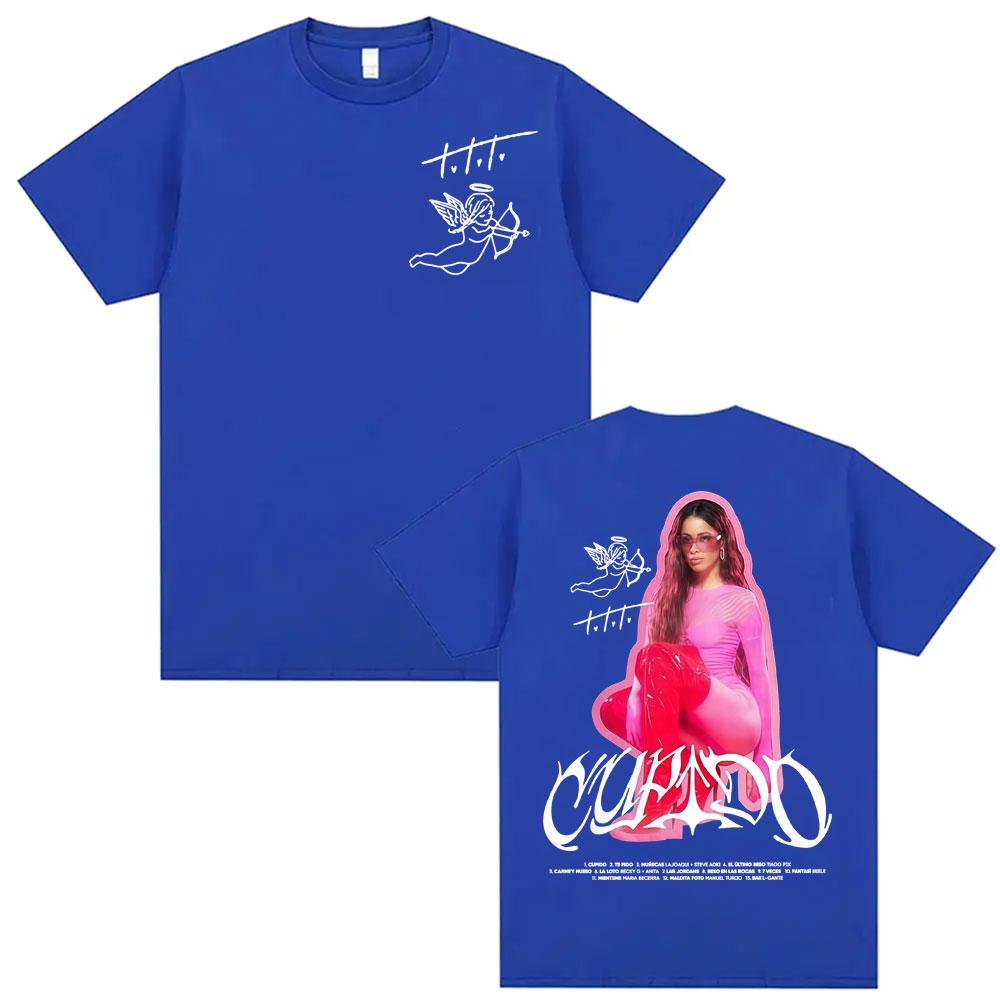 Singer Tini Stoessel Cupido Album Graphic Tshirts Men Women Clothing Fashion Summer Oversized T Shirt Tops 100 Cotton T Shirts