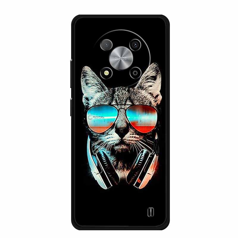 Capa Para ZTE Blade A73 5G Animais Silicone Macio TPU Capa de Telefone Para ZTE Blade A73 5G 7160N Capas Lobo Fruta Estampada Fofa Coque