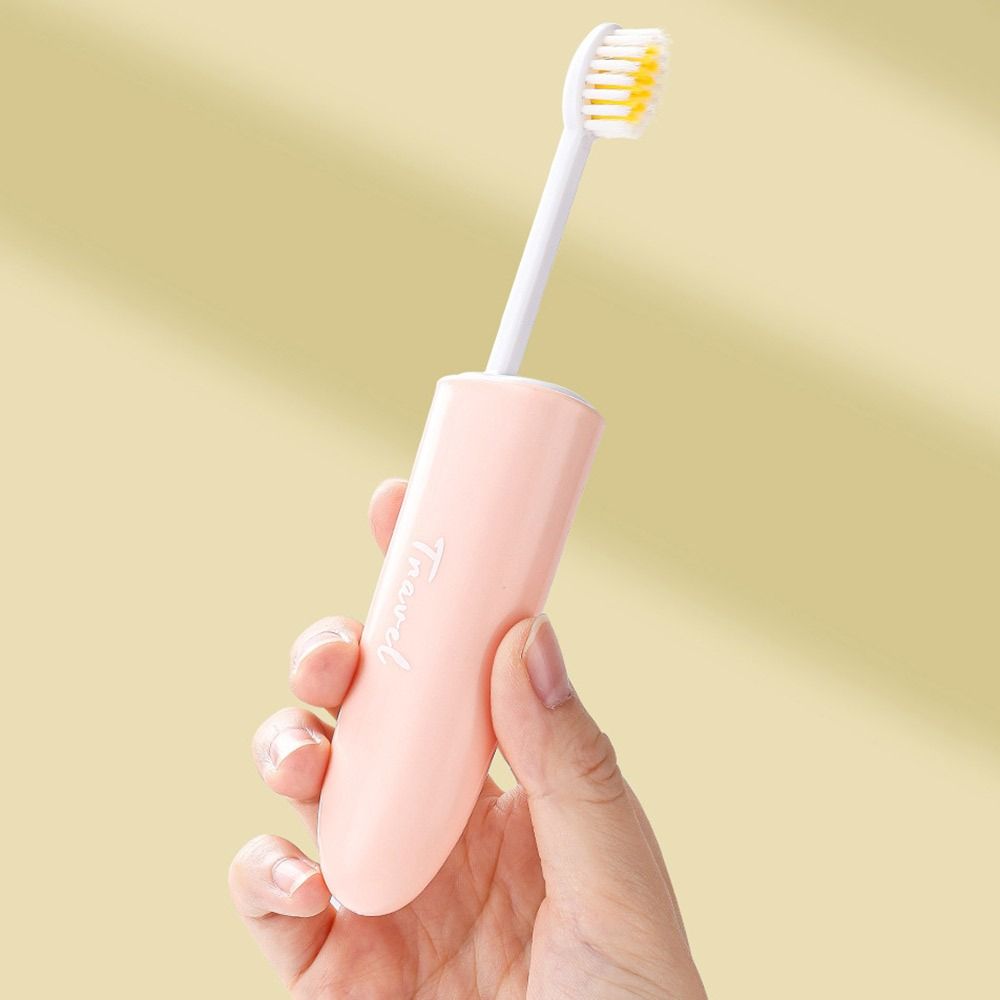 PortableSoft Bristled Travel Toothbrush Set  for Outdoor Camping Travel