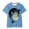 3D Hayao Miyazaki Cartoon Totoro Pattern Printed Casual Short Sleeved Children's Boy T-shirts - Soft Medium Stretch Fabric Summer Relaxed Fit Clothing