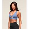 GymshArk Peek A Boo Sports brA Worn Blue b8A5z Udr1