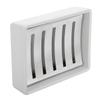 304 Stainless Steel Soaps Case Holder with Ceramic Tray, Bathroom Kitchen Basket for Indoor Outdoor Usage