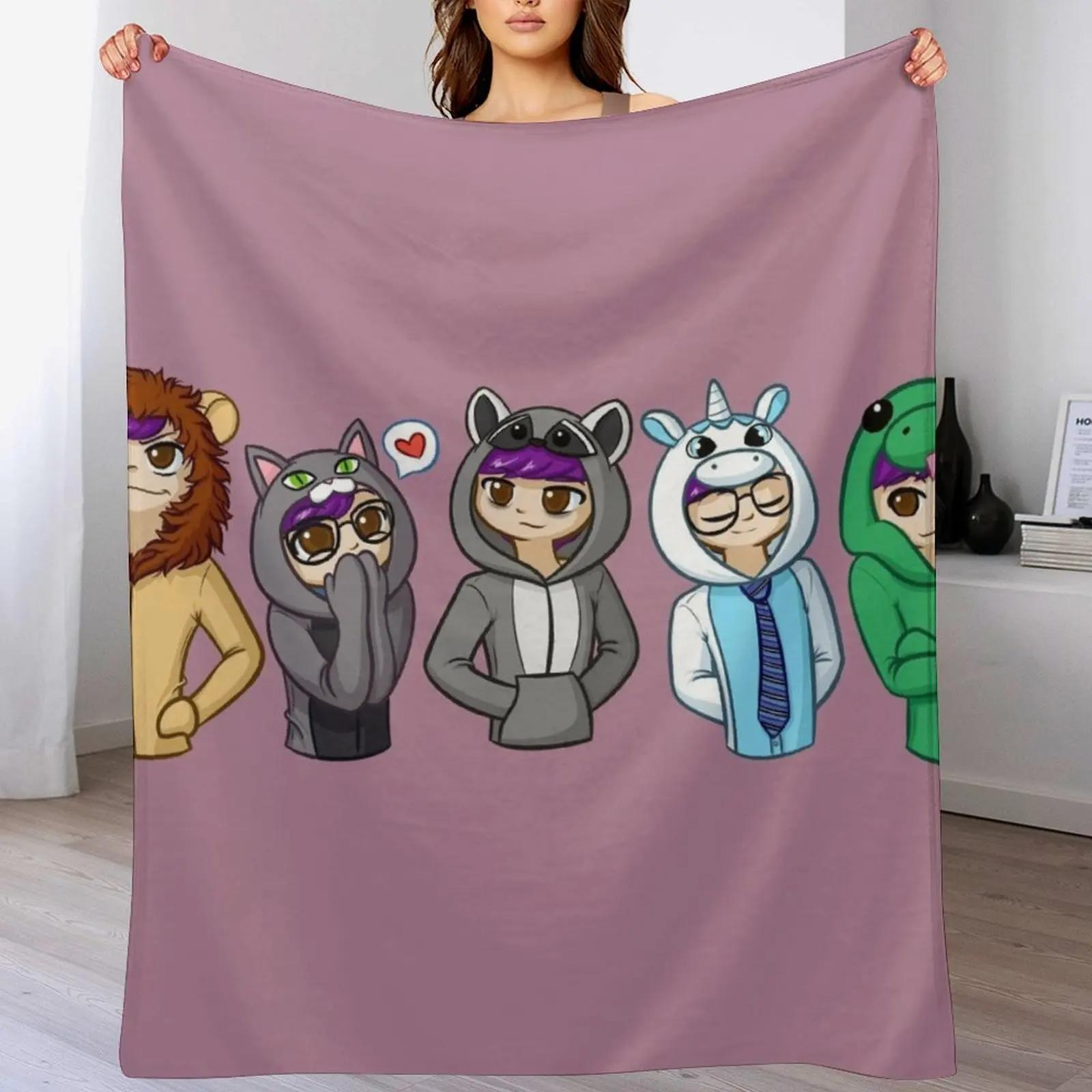 

Sanders Sides Onesies Core 4 Deceit Throw Blanket Cozy Throw Blanket for Bed Sofa Chair 102x76cm(40x30in)