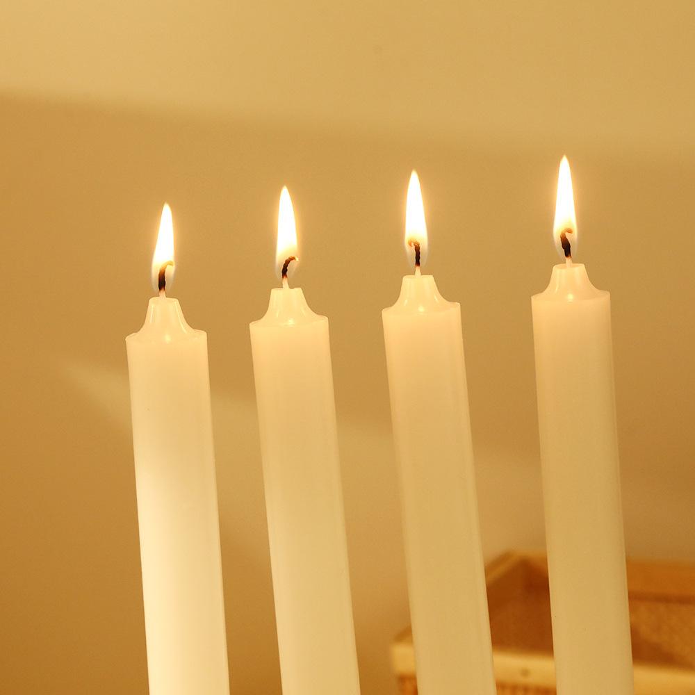 30cm European Classic Long Pole Candle Household Power Outage Emergency Odorless Tapered Pole Candle