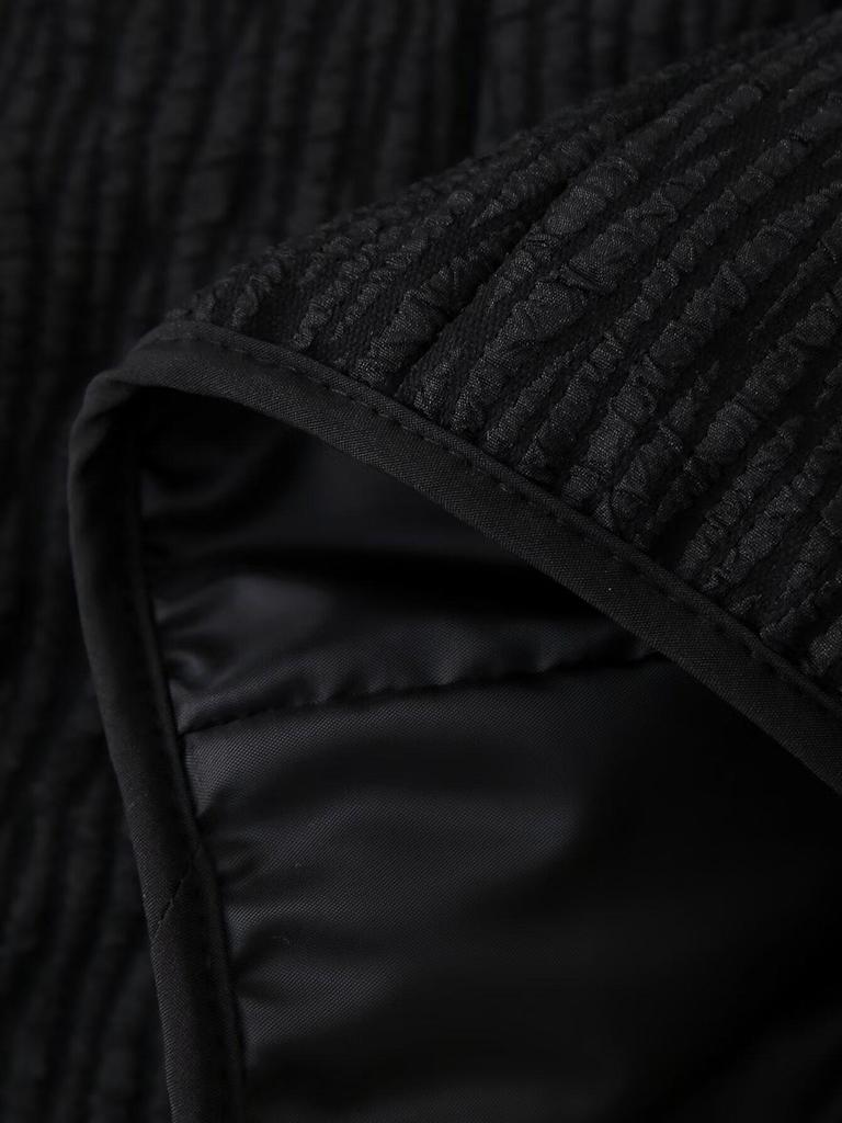 European & American Women's Trendy Street Style Fur Splicing Cardigan Jacket.