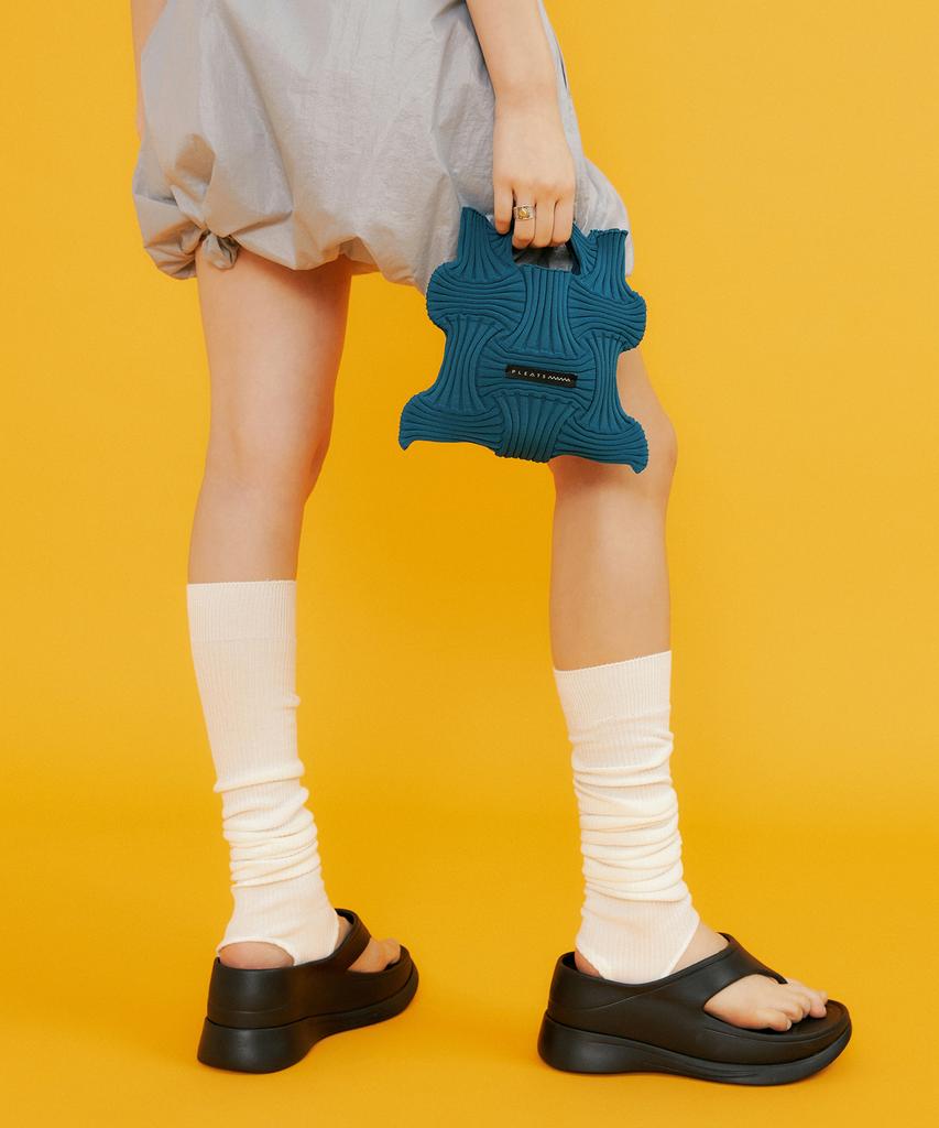 Pleatsmama Mini Bow Bag Pacific Blue