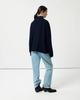 European-Styled Wool Zip Cardigan: Autumn/Winter Half-High Collar Sweater Knitwear