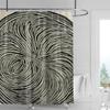 Tenda da Doccia Geometrica Astratta Graffiti Stile Nordico Minimalista Tessuto Impermeabile Tenda da Bagno Tenda da Doccia 180X200