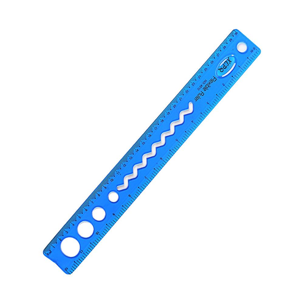 

Plastic Ruler 30cm Flexible Ruler Creative Stationery Rule Student School Supply Student Stationery Ruler