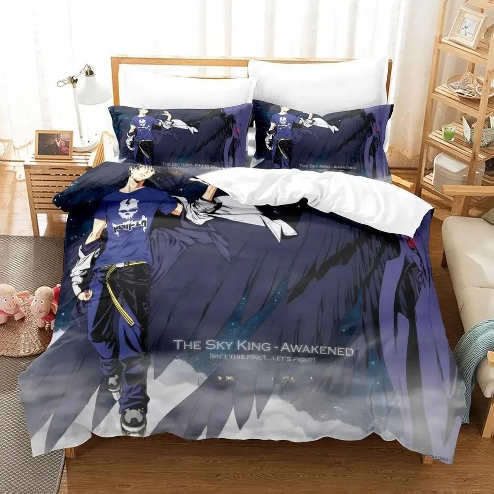 Anime Air Gear Bedding Set Single Twin Full Queen King Size Bed Set Adult Kid Bedroom Duvet Cover Sets Anime Bed Sheet Set
