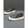 Autumn new retro leather platform shoes sports low-top casual leather shoes xs