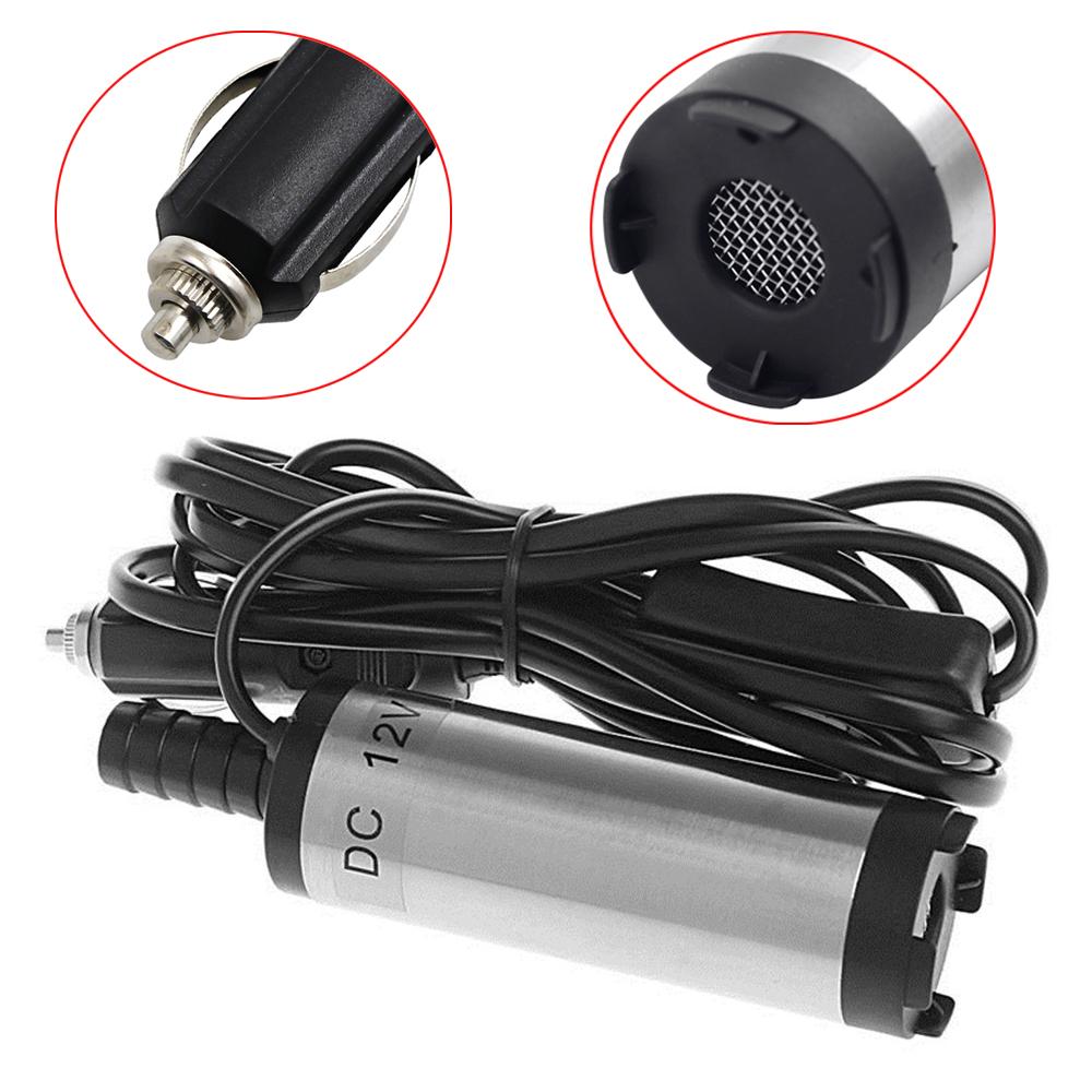 12V DC Fuel Water Oil Car Camping Fishing Submersible Transfer Pump