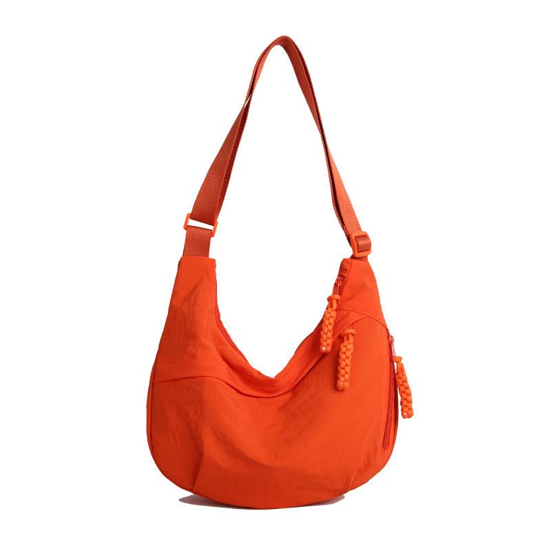 Японская простая вместительная сумка-мессенджер женская японская простая нейлоновая сумка-мессенджер женская модная сумка-мессенджер женская сумка оранжевый