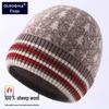 Men's Autumn & Winter Snowflake Knit Cold-Weather Ear Protection Wool Hat