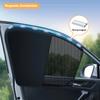 1Pc Dual- Layer Magnetic Car Sunshades Sun UV Protection for Side/Front/Rear Windows Heat Blocking Mesh Sunshade Curtain