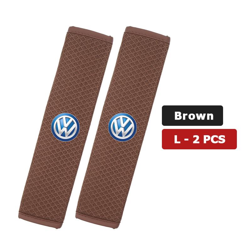 Ice Silk Car Seat Belt Pad Safety Strap Shoulder Cover PI38 Soft Mat For Volkswagen VW Scirocco Jetta Beetle Golf 4 5 6 Passat Polo