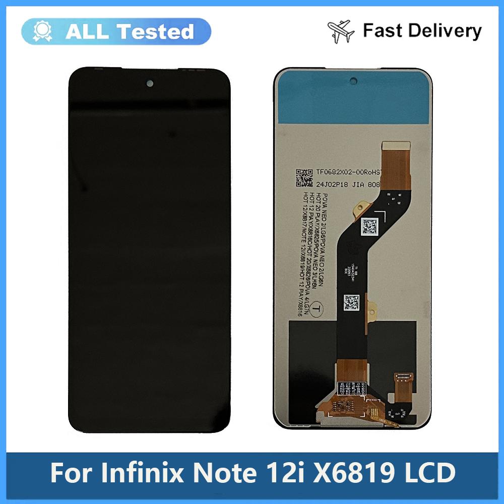 

LCD Screen and Digitizer Full Assembly For Infinix Note 12i X6819