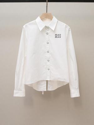 Automne Français Décontracté Fente Revers Ample Chemise Femme