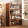 Floor-Standing Bookshelf for Students and Children - Compact Storage Cabinet for Small Apartment Living Rooms
