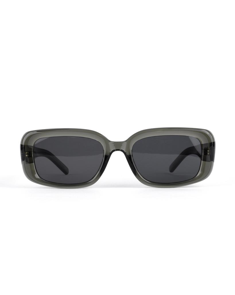 Hangeul Square Sunglasses Moss Green