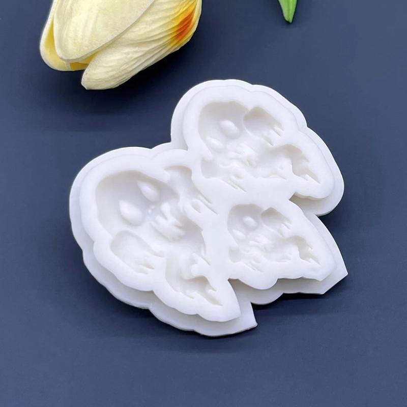 Halloween Ghost Silicone Sugarcraft Mold for Fondant Cake Decorating Cupcake Baking Resin Tool