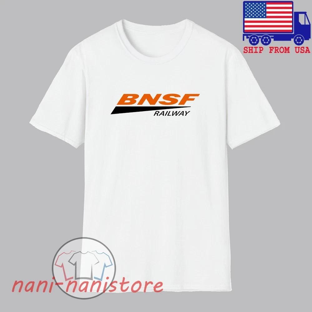 BNSF Railway Men s White Size S-5XL 2XL