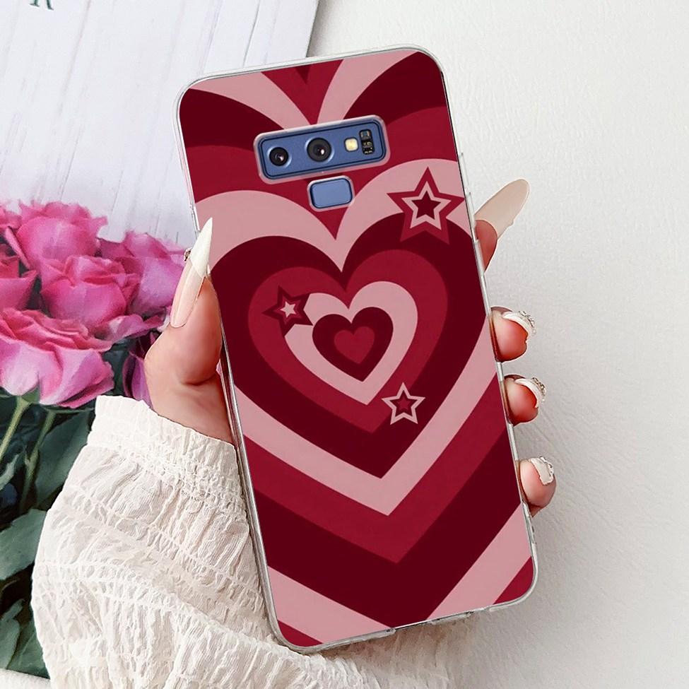Clear For Samsung Note9 Case Cute Cat Fashion Luxury Painted Soft Cover Phone For Samsung Galaxy Note 9 Case SM-N9600 SM-N960F