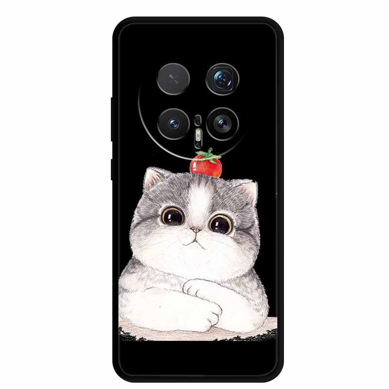 Cartoon Case For Honor Magic8 Pro 5G Case Black Silicone TPU Soft Back Cover For Honor Magic8Pro 2025 Case Shockproof Funda Para Honor Magic8 Pro