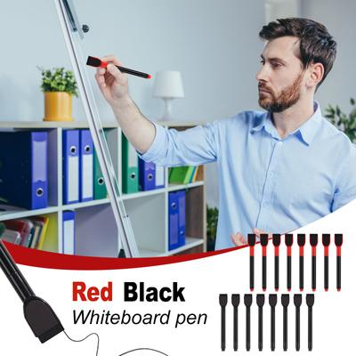 Whiteboard Marker Magnetic Whiteboard Pens & Eraser Set Fine Tip White Boards Pens White Boards Marker Dry Wipe Marker 8*1.5ml