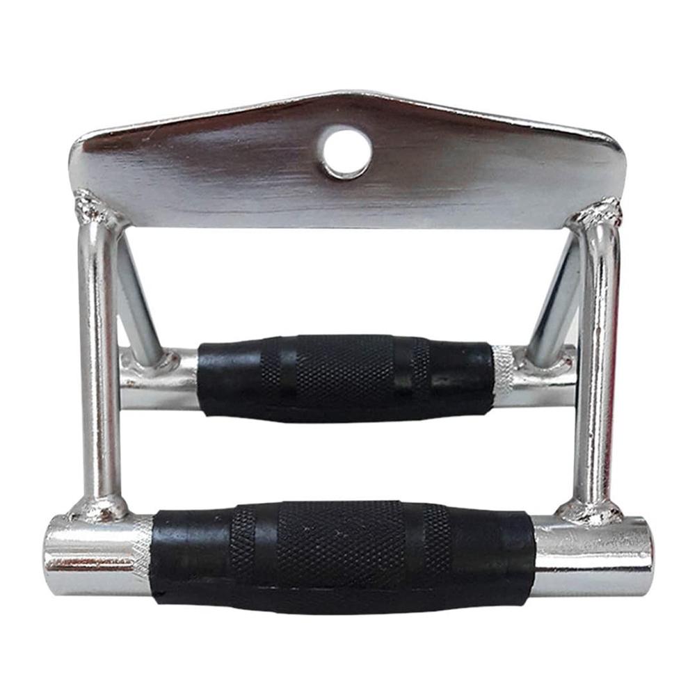V Shaped Pull Rod Dual Handle Press Down Bar Portable Home Sports Equipment Anti Slip Double D Handle Bodybuilding