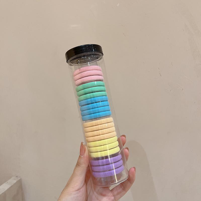 Korean Style Colorful Gradient High Elasticity Hair Ties for Girls' Ponytails