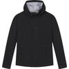 Knitwear Men's Jet Black Hooded Non Detachable Moderate F11M332503FBK