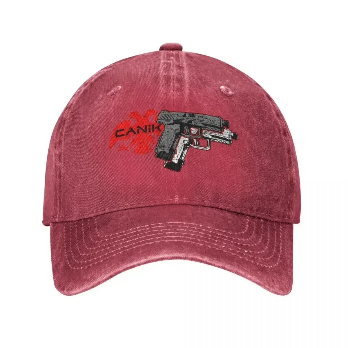 

Мужчины Женщины Пистолет Canik TP-9 TP9 Eagle Бейсболка Классическая Потертая Хлопок Серый Волк Оружие Snapback Кепка Регулируемая One Size