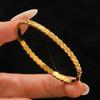 Elegant Retro Gold Clover Slim Bracelet for Women - Unique Design