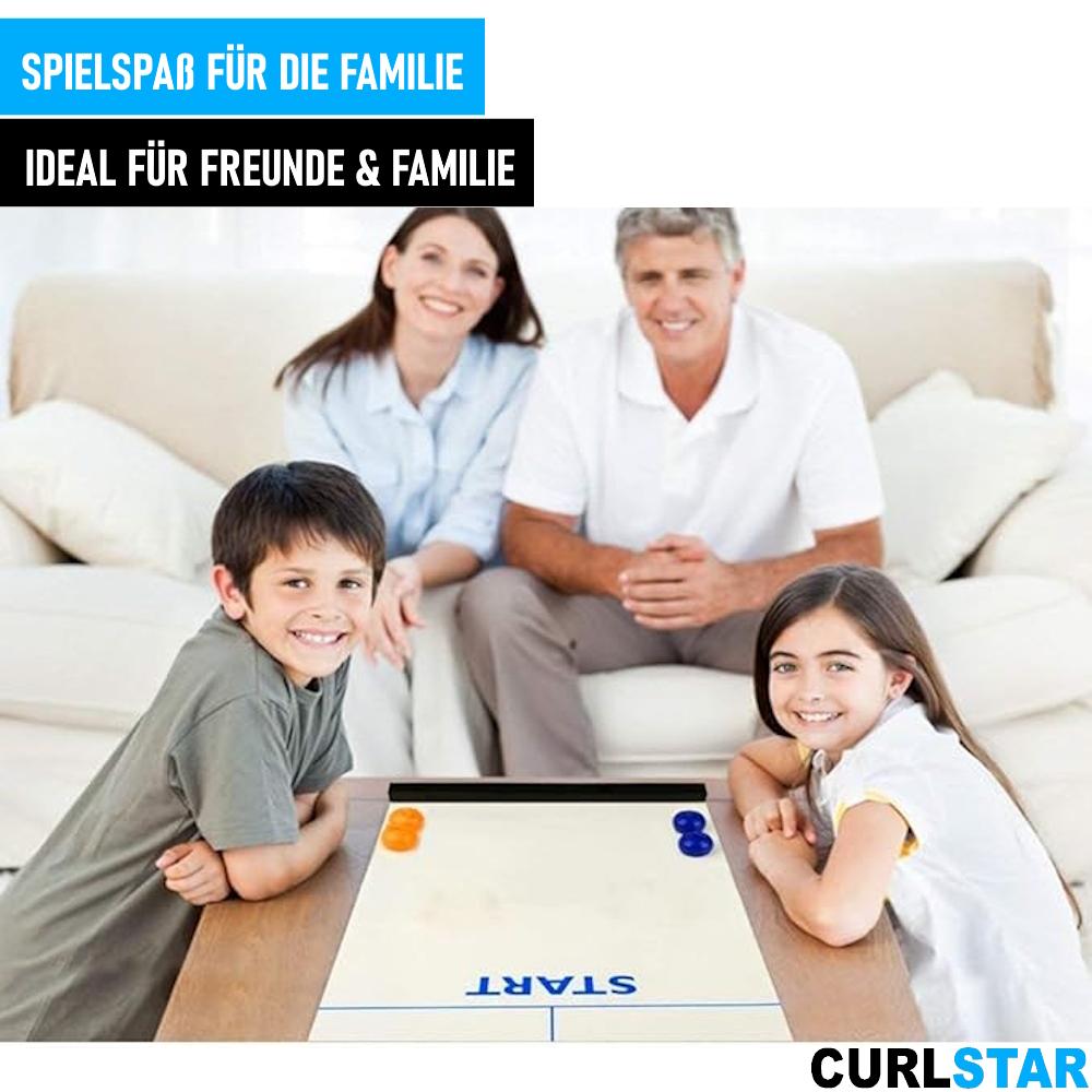 CURLSTAR Curling Game Board Game Family Game Ice Stock Sport Table Game